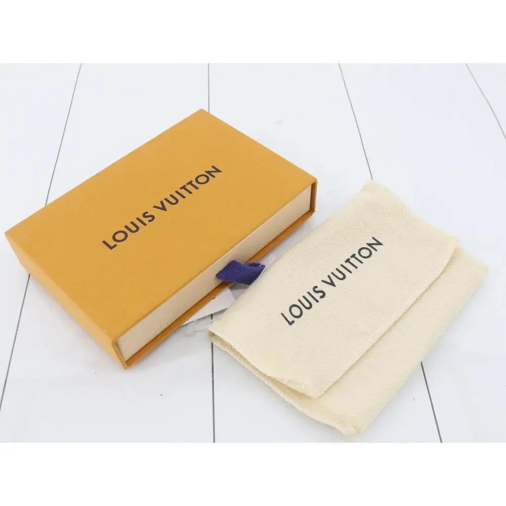 Louis Vuitton Chapman Pocket Organizer wallet Monogram LV Rhino Navy Blue w/box